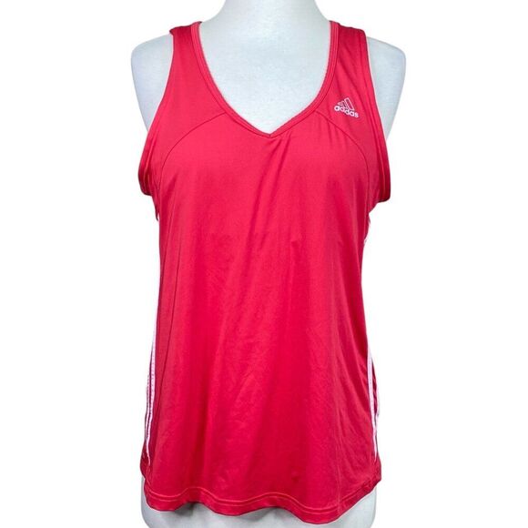 Adidas Hot Pink Womens Tank Top Size Large - Picture 1 of 6